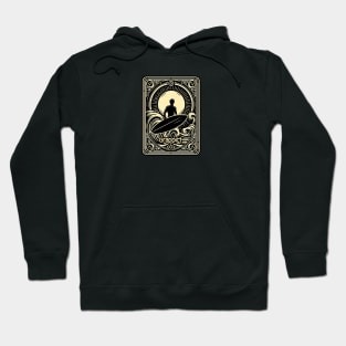 Surfing in the waves Hoodie